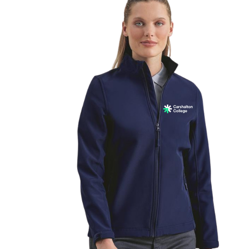 Carshalton College Navy STUDENT softshell jacket