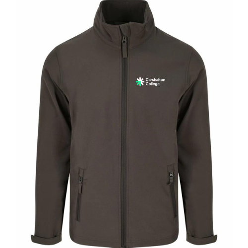 Carshalton College Pewter softshell jacket