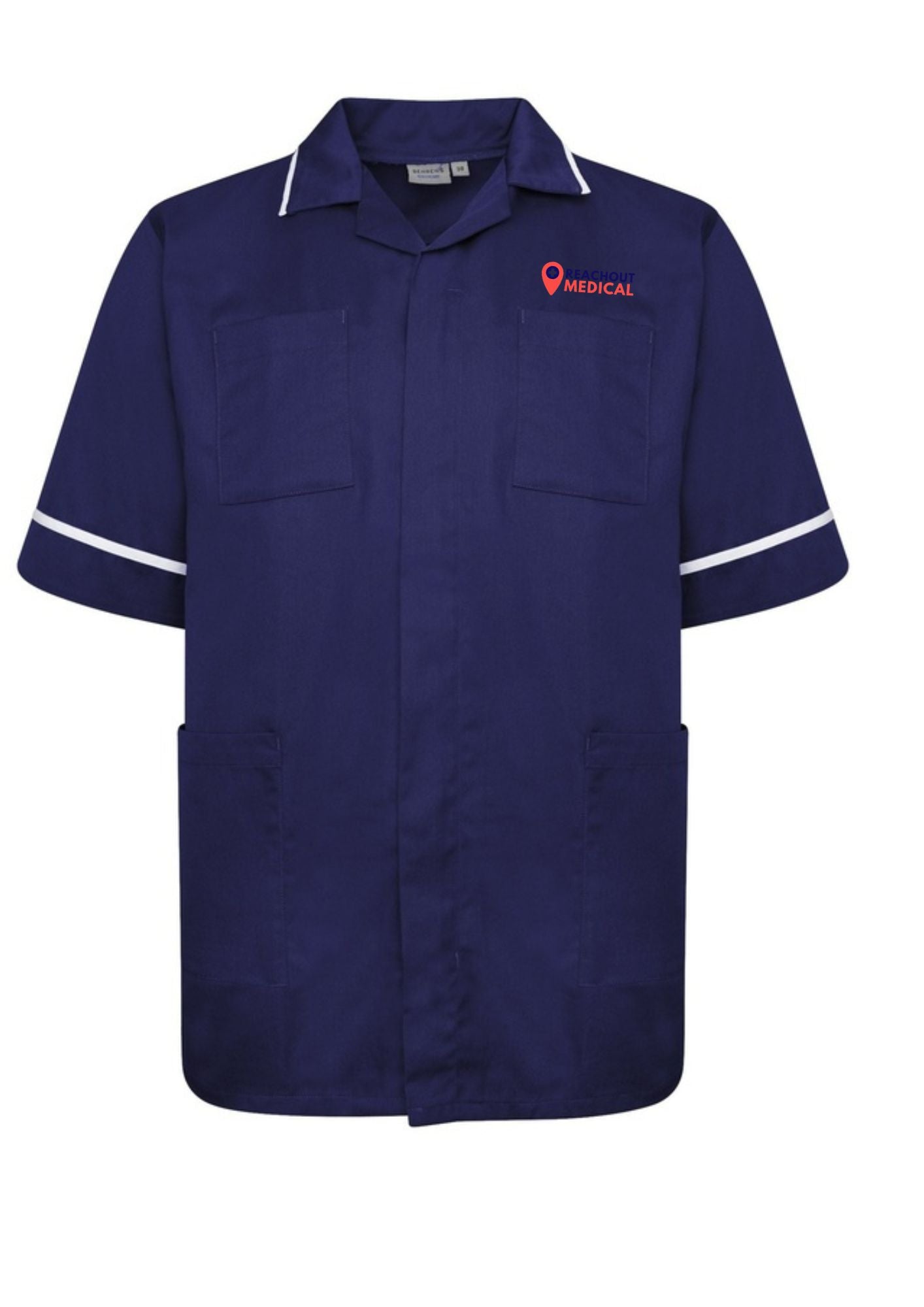 Reachout Medical male healthcare tunic navy blue