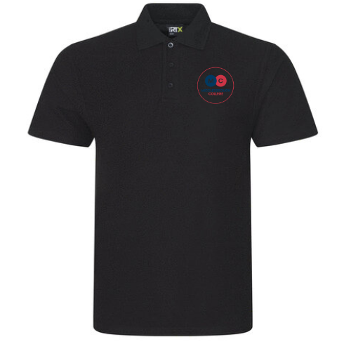 Middlesbrough College BLACK polo SOCIAL CARE UNISEX