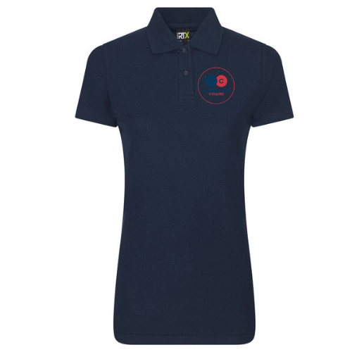Middlesbrough College NAVY polo NURSING & MIDWIFERY LADIES FIT