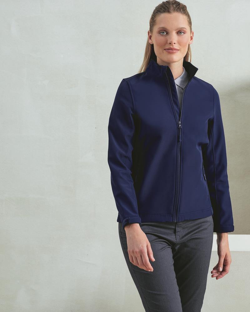 Farnborough Hair and Beauty fitted soft shell jacket - Navy