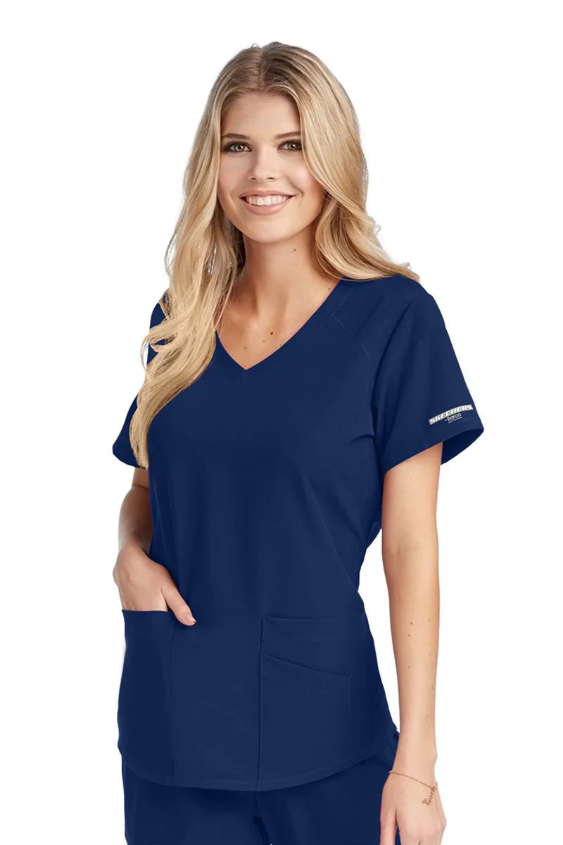 Farnborough Hair and Beauty scrub top Navy