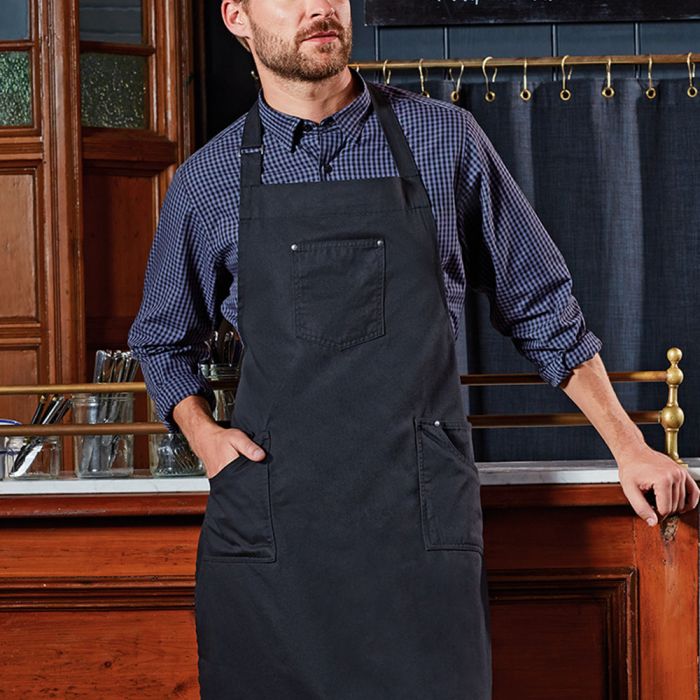 Chino Bib Apron (PR132)