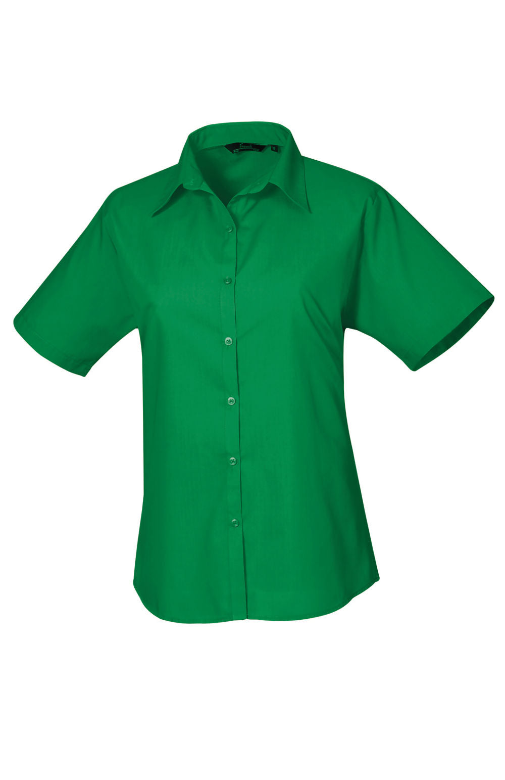 Ladies Short Sleeve Poplin Blouse (PR302)