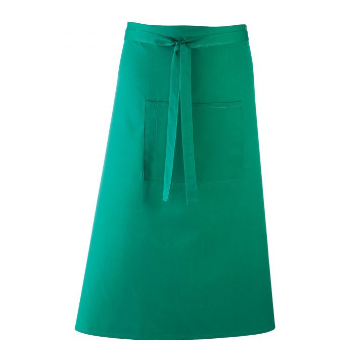 Colours Collection Long Length Apron with Pocket (PR158)