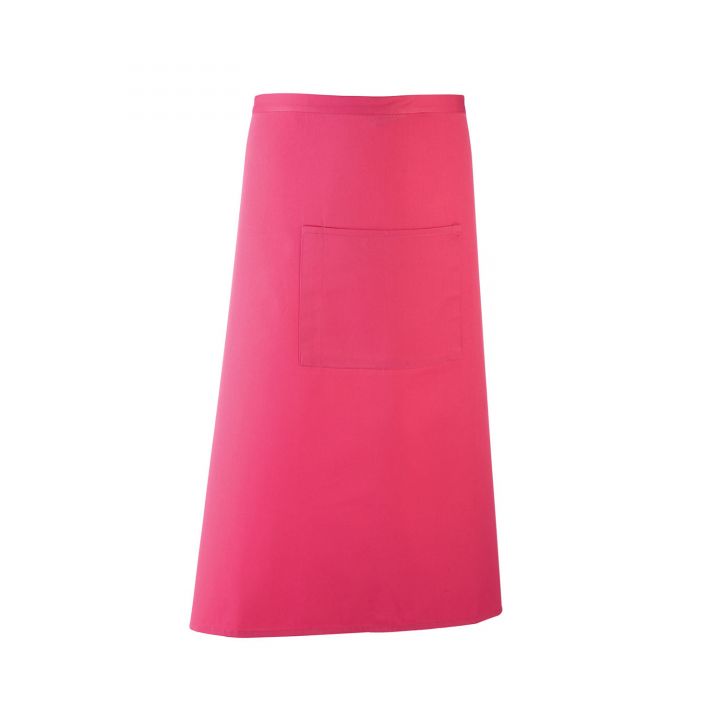 Colours Collection Long Length Apron with Pocket (PR158)