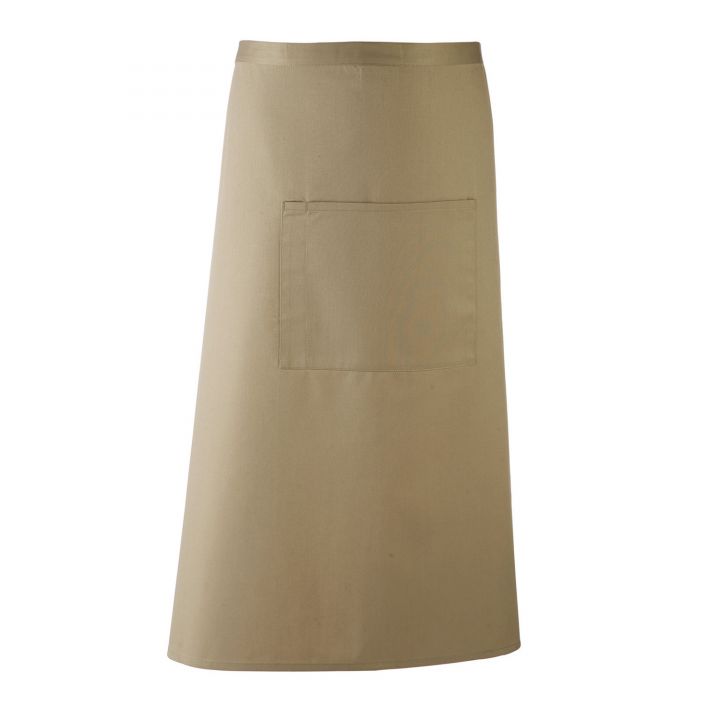 Colours Collection Long Length Apron with Pocket (PR158)