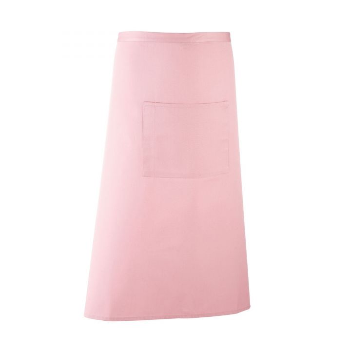Colours Collection Long Length Apron with Pocket (PR158)
