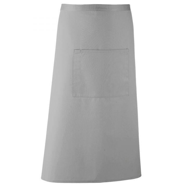 Colours Collection Long Length Apron with Pocket (PR158)