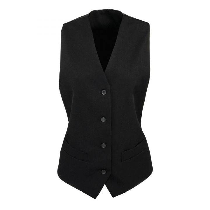 Premier Ladies Lined Polyester Waistcoat (PR623M)