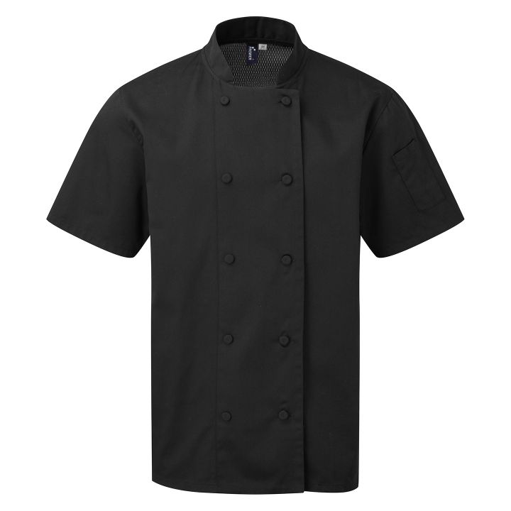 Coolchecker Chef Short Sleeve Jacket (PR902)