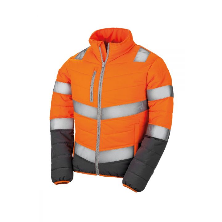 Result Ladies Soft Padded Safety Jacket