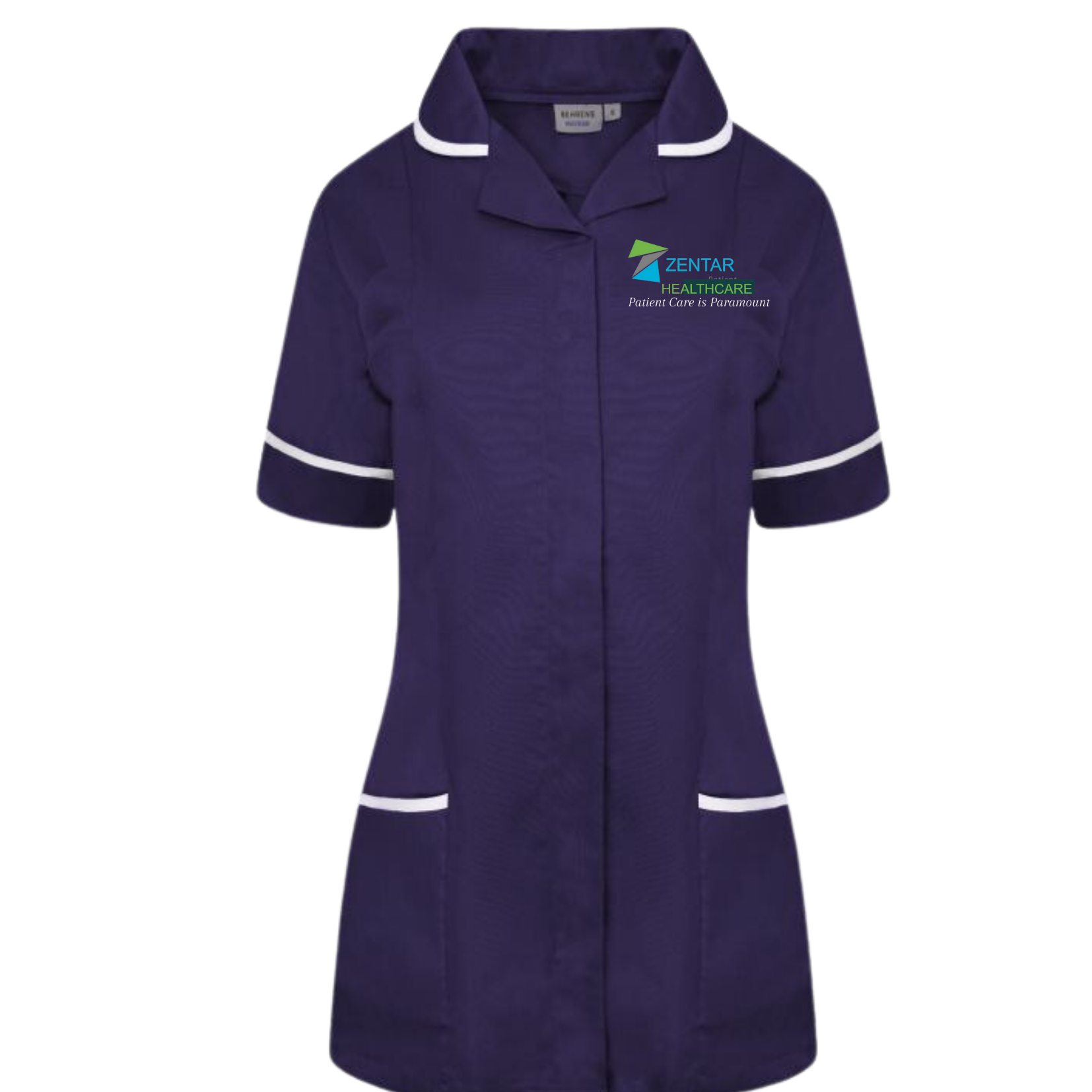 Zentar Ladies Healthcare Tunic Navy Blue - NURSE Zentar Ladies Healthcare Tunic Navy Blue - NURSE