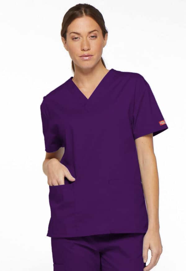 Dickies EDS Cotton Rich Unisex Scrub Top (86706)