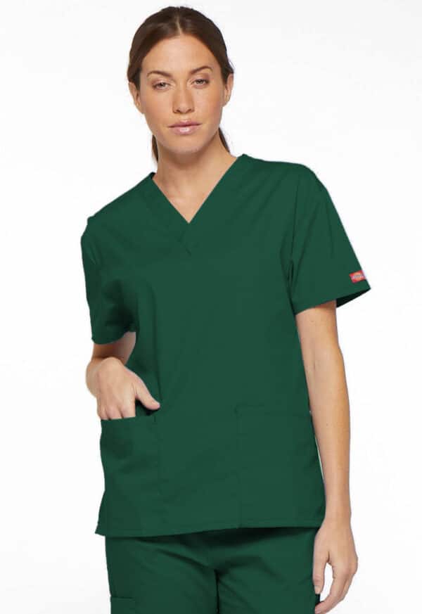 Dickies EDS Cotton Rich Unisex Scrub Top (86706)