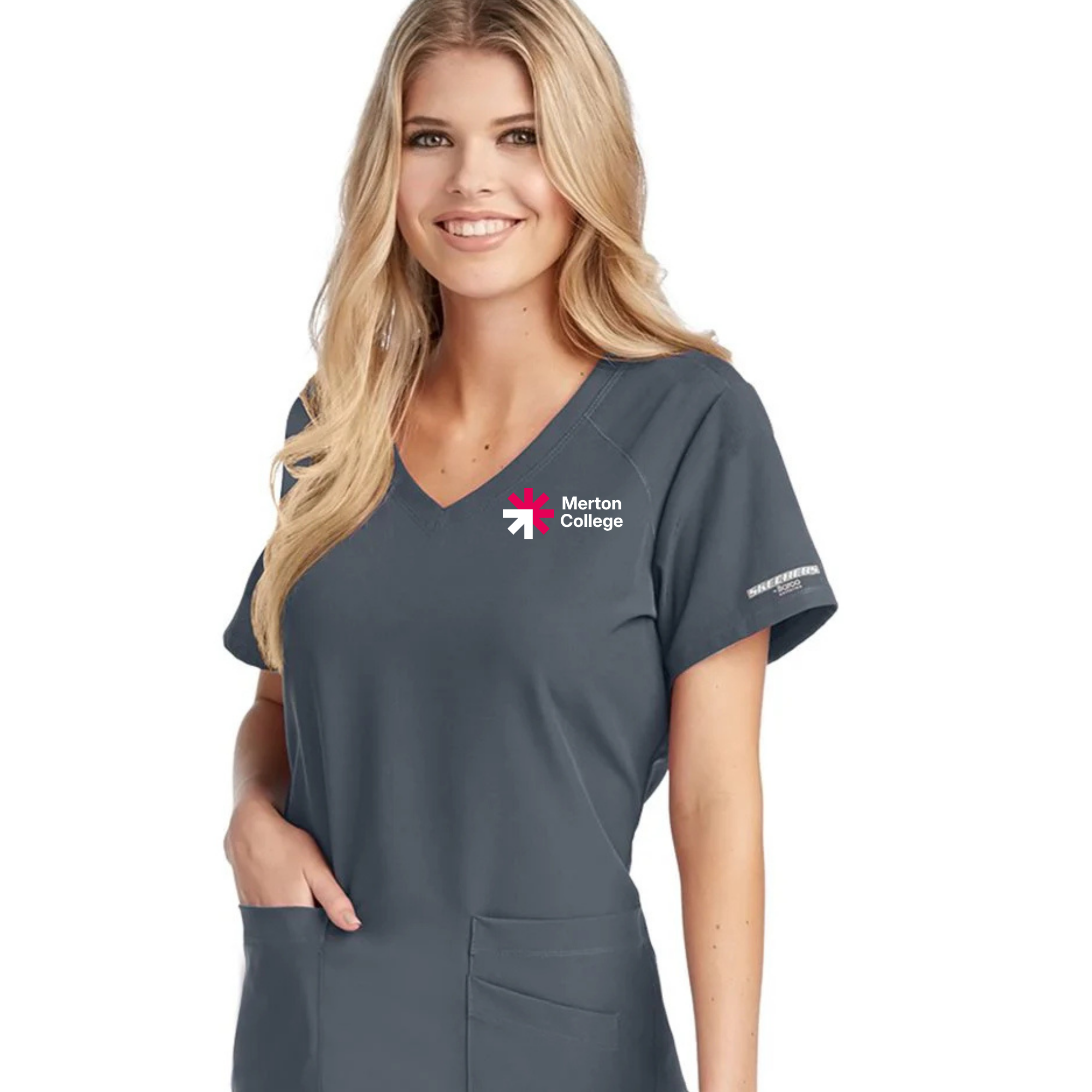 Merton College Pewter scrub tunic