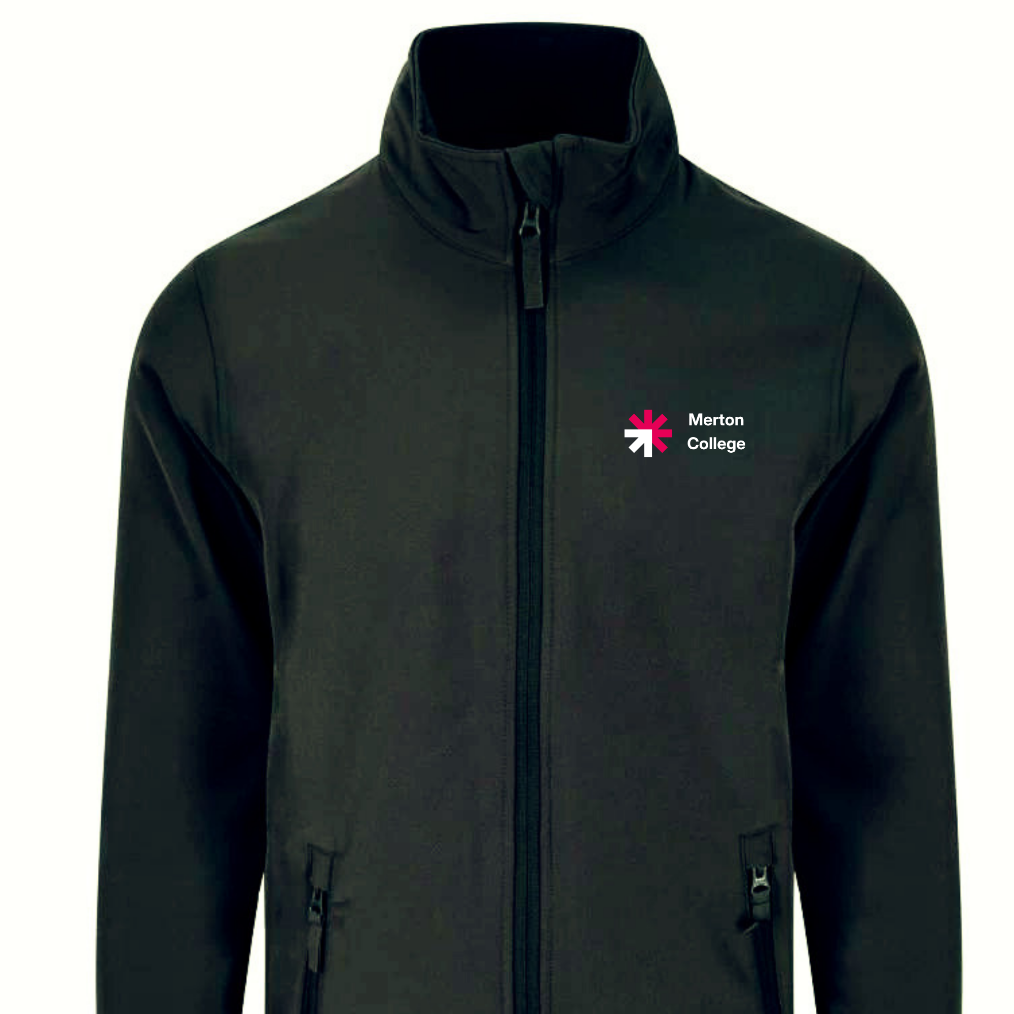 Merton College BLACK softshell jacket