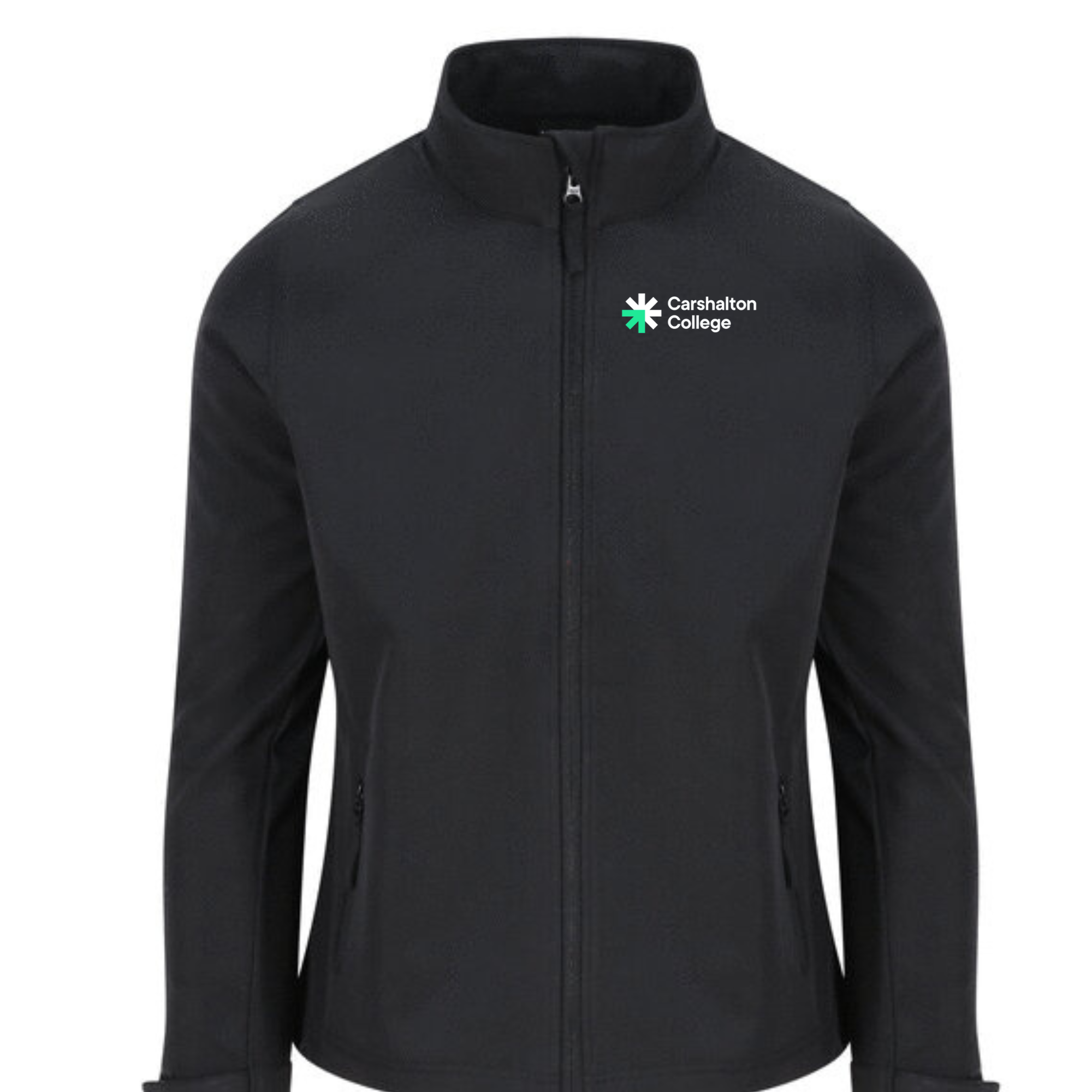 Carshalton College black softshell jacket