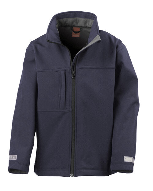 Children's Softshell Jacket with Reflective Detail (R121B)