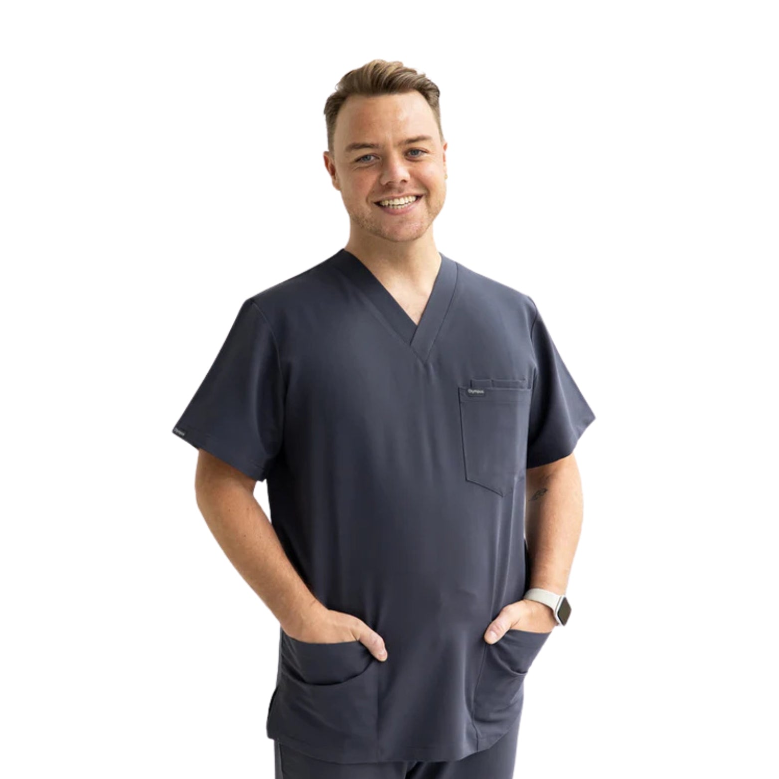 Olympus mens Apollo scrub top