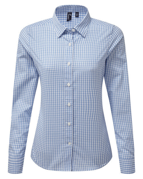 Ladies Maxton Check Long Sleeve Shirt (PR352)