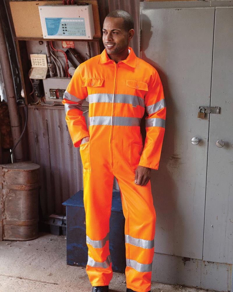 High-Visibility Polycotton Overalls (YK011)