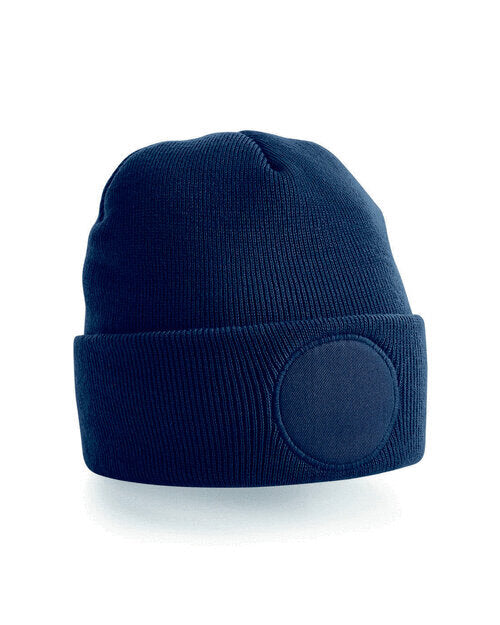 Beanie with Circular Patch (B446)