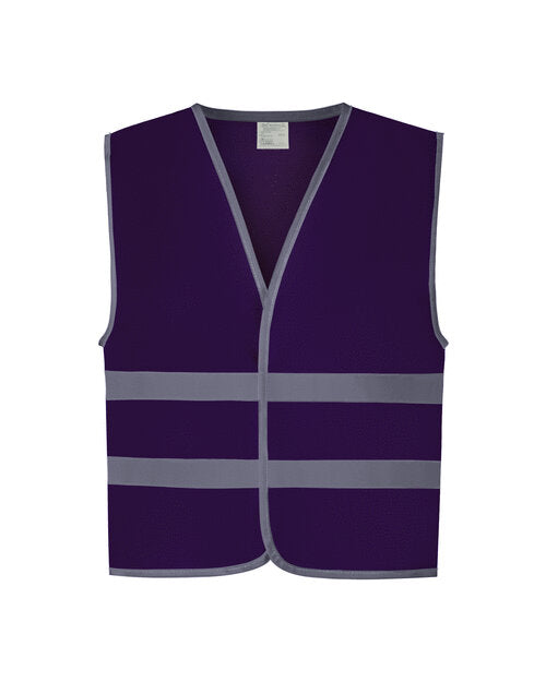 Children's Reflective Border Waistcoat (YK102B)