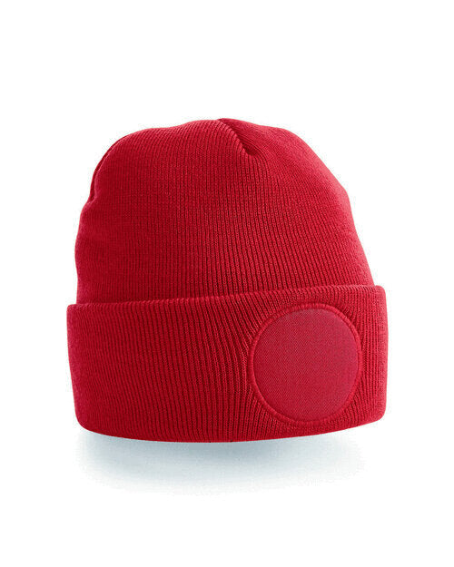 Beanie with Circular Patch (B446)