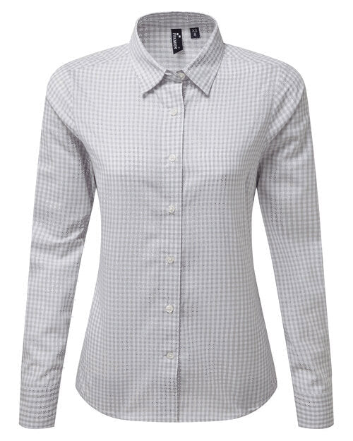 Ladies Maxton Check Long Sleeve Shirt (PR352)