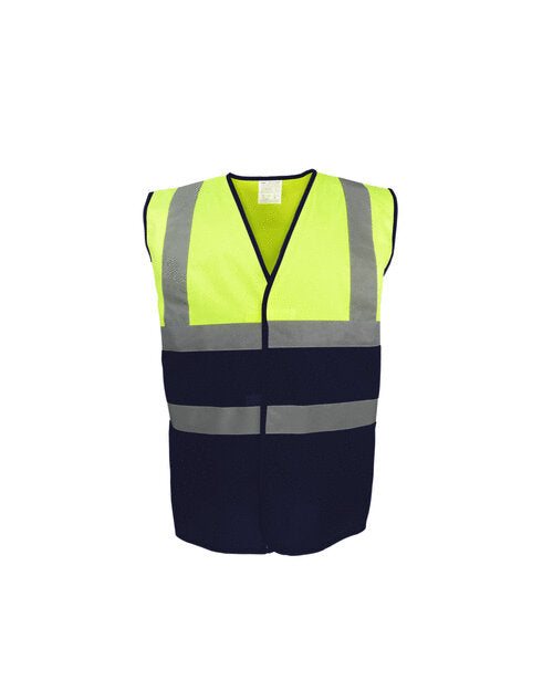 Two Tone High-Visibility Waistcoat (YK053)