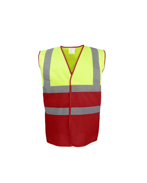 Two Tone High-Visibility Waistcoat (YK053)