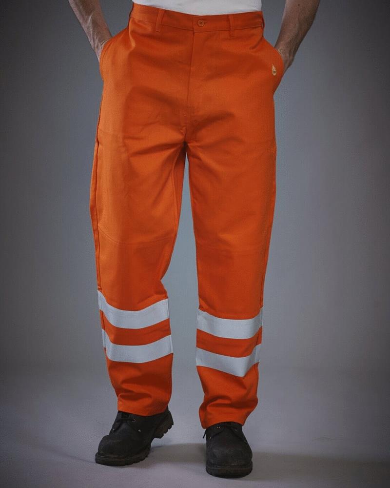 Flame Retardant Reflective Orange Trousers (YK062)