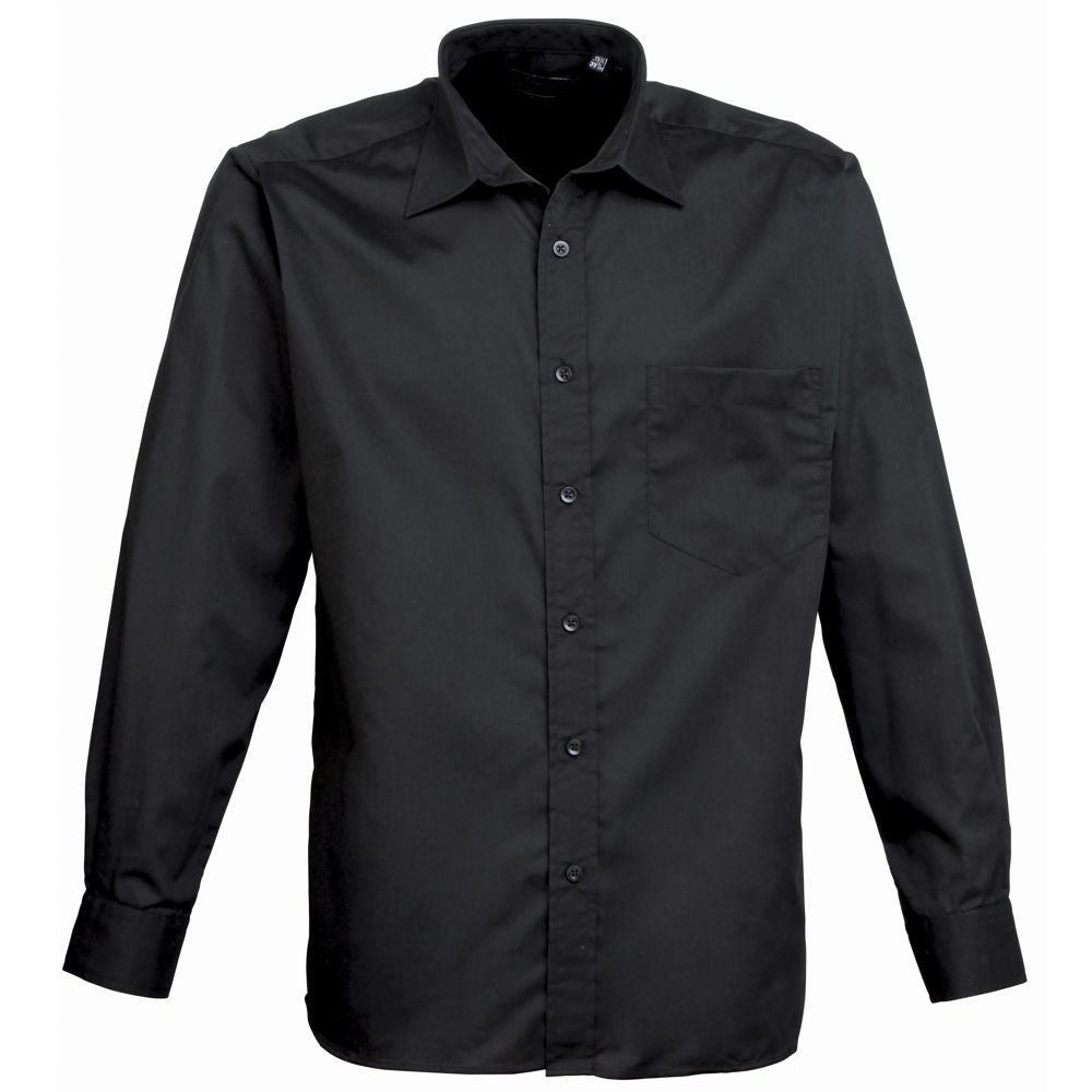 Mens Long Sleeve Poplin Shirt (PR200)