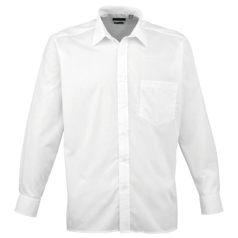 Mens Long Sleeve Poplin Shirt (PR200)