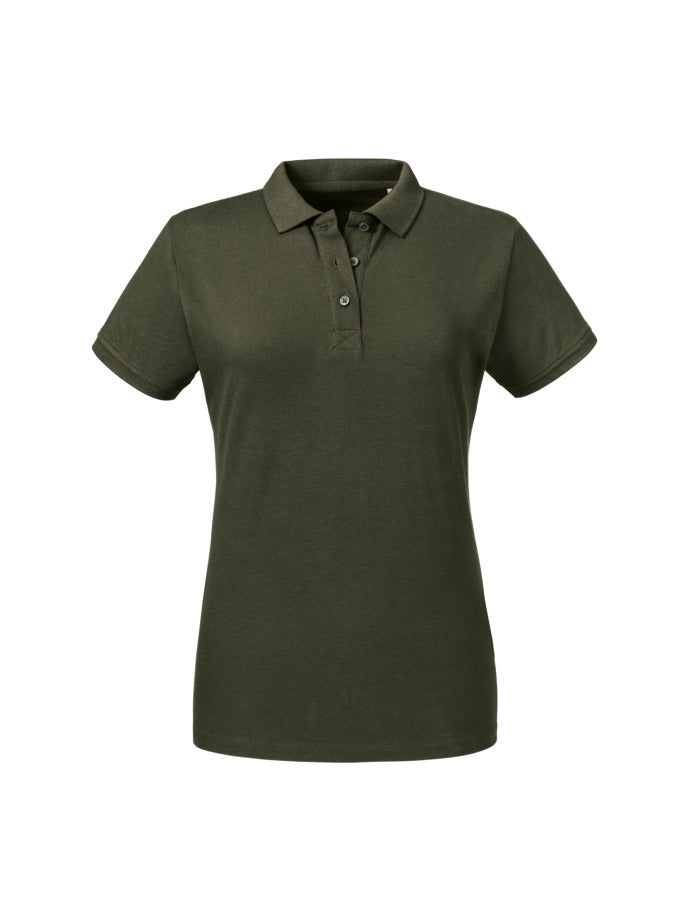Russell 508F ladies pure organic polo