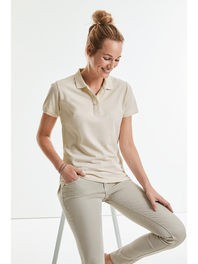 Russell 508F ladies pure organic polo