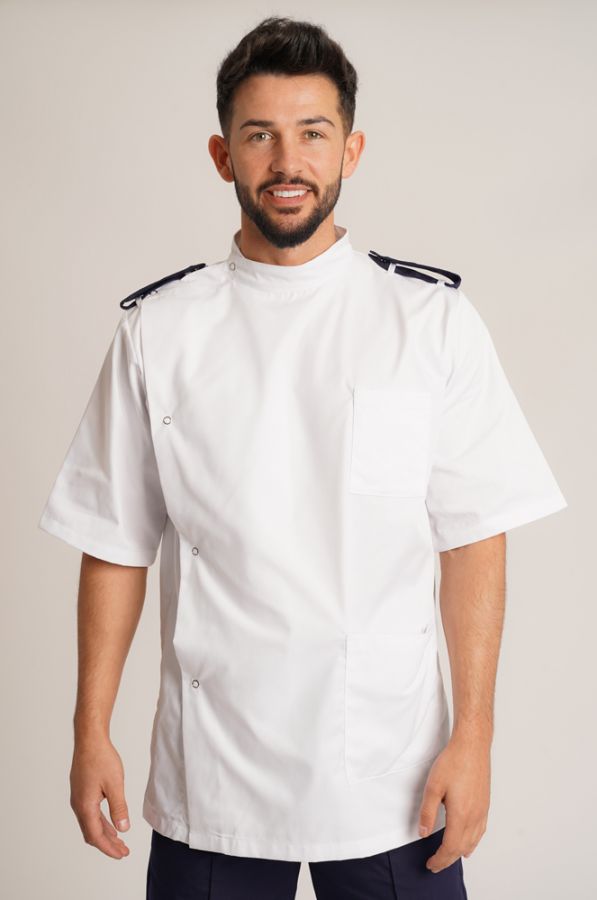 Male Dental Tunic with Epaulette Loops