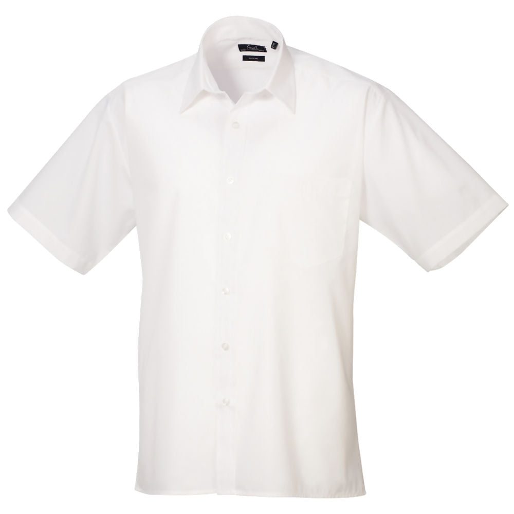 Mens Short Sleeve Poplin Shirt (PR202)