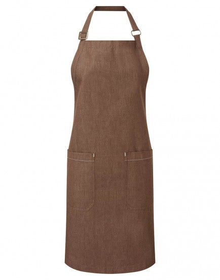 Denim Sustainable Bib Apron (PR113)