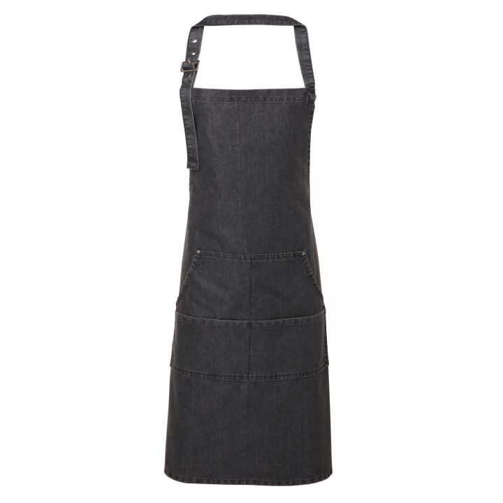 Premier Jeans Stitch Denim Bib Apron (PR126)