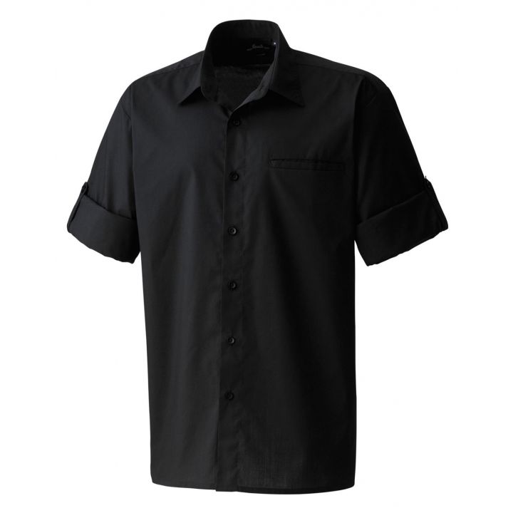 Premier Roll Sleeve Poplin Shirt PR206M