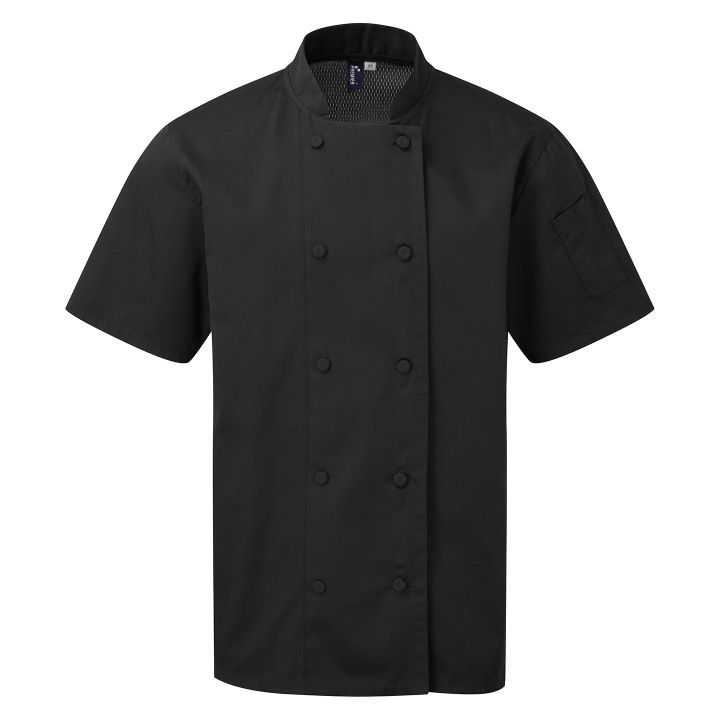 Premier Chefs Short Sleeve Coolchecker Jacket