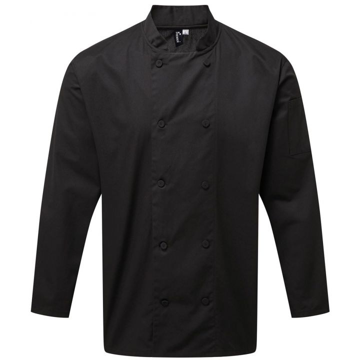 Premier Chefs Long Sleeve Coolchecker Jacket