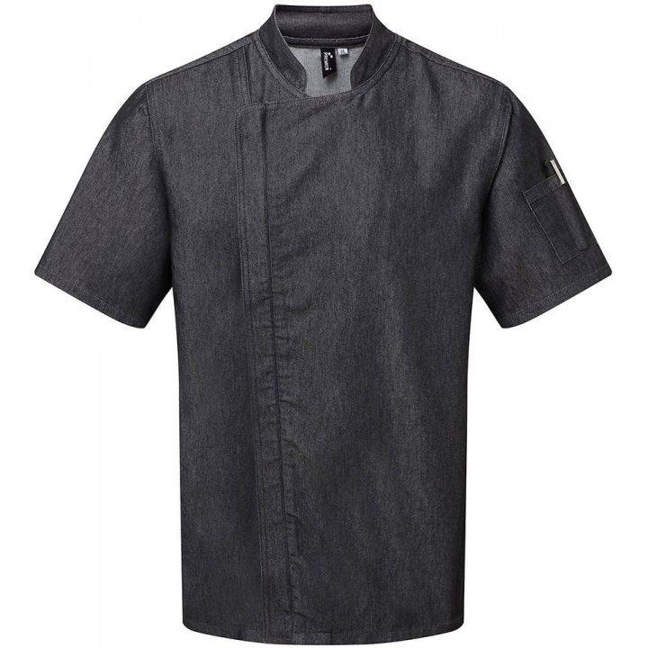 Premier Chefs Zip Close Short Sleeve Jacket