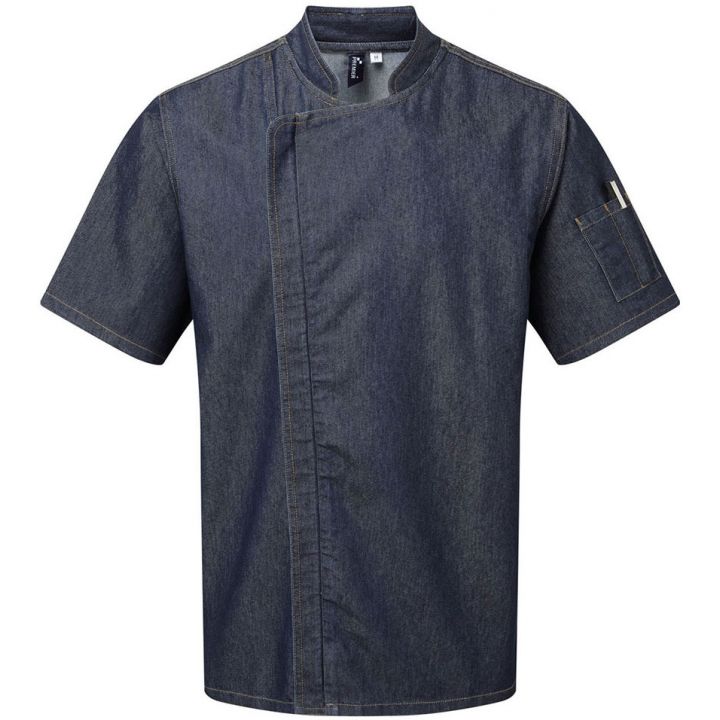 Premier Chefs Zip Close Short Sleeve Jacket