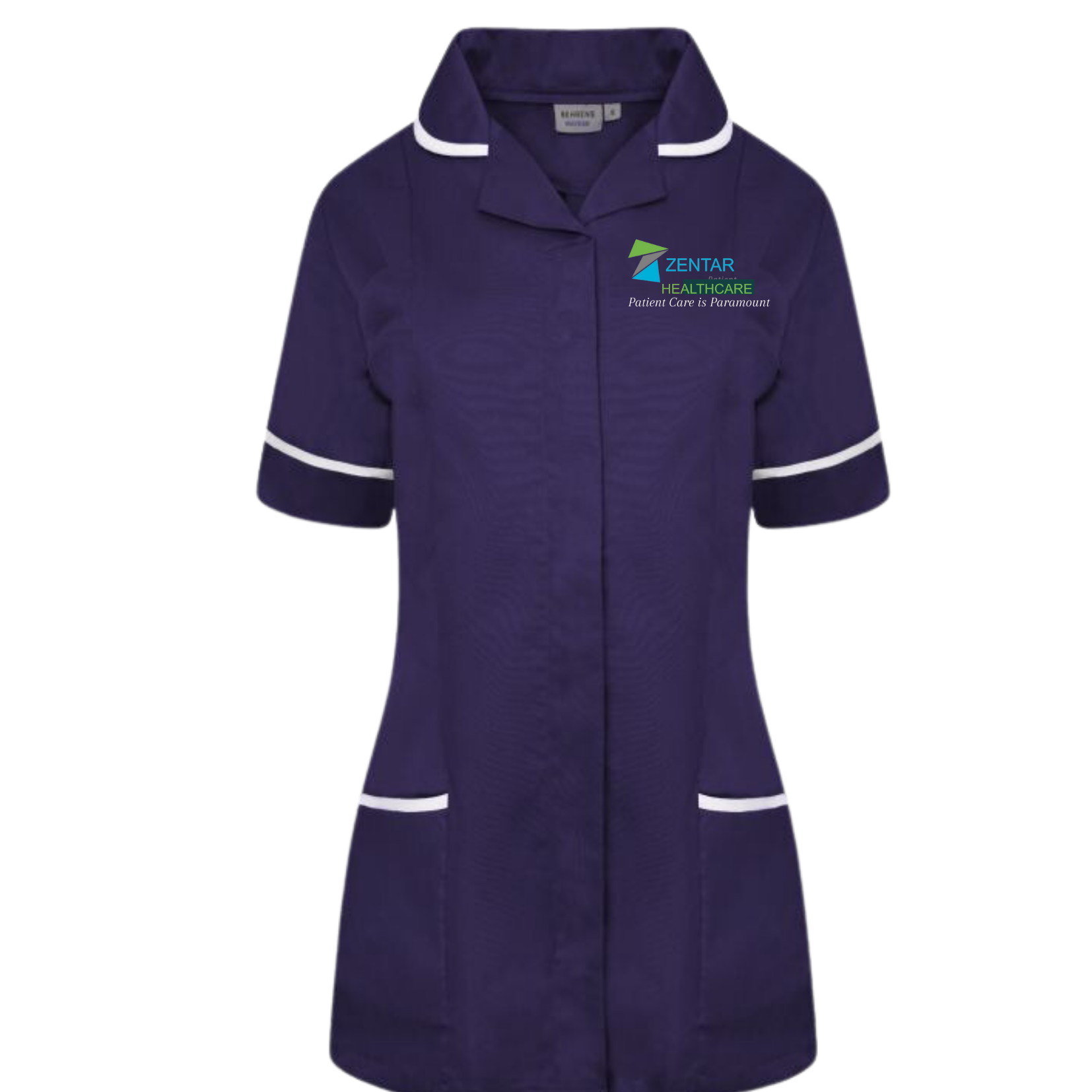 Zentar Ladies Healthcare Tunic Navy Blue - NURSE